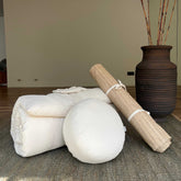 Coussin de méditation ergonomique rempli d'épeautre - idéal pour une posture stable